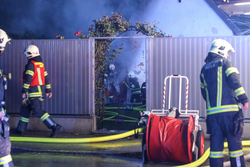 Unwetter- und Brandeinsätze hielten die Feuerwehrkräfte auf Trab